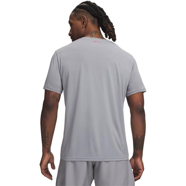 Steel/Pink Tape - Under Armour - Tech™ 2.0 Short Sleeve T-Shirt Mens