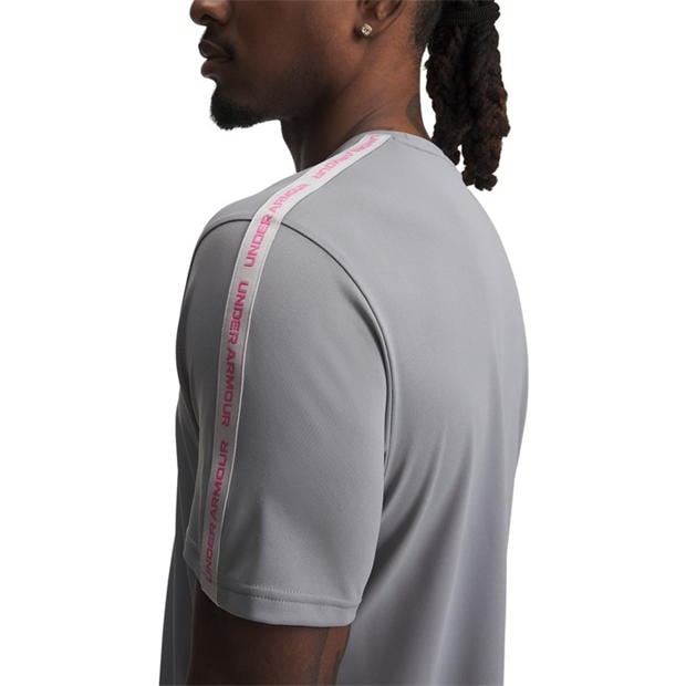 Steel/Pink Tape - Under Armour - Tech™ 2.0 Short Sleeve T-Shirt Mens