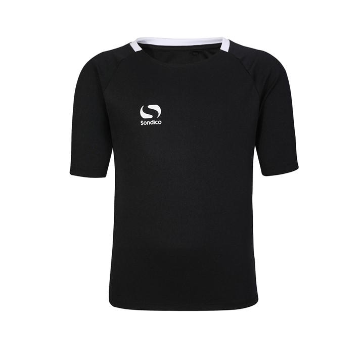 Sondico Boys Black Fundamental Polo T Shirt  in Size 13 - 14 Years, Sports Direct