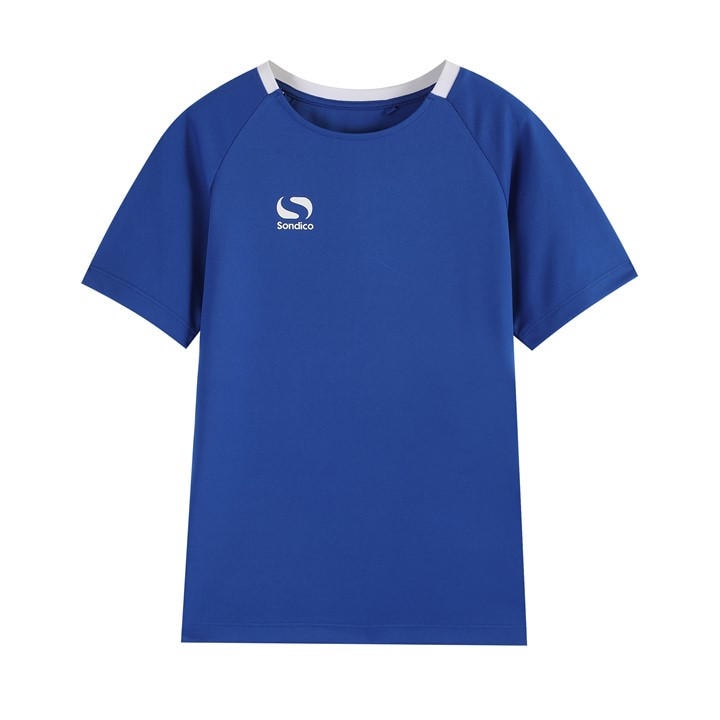 Sondico Boys Blue Fundamental Polo T Shirt  in Size 13 - 14 Years, Sports Direct