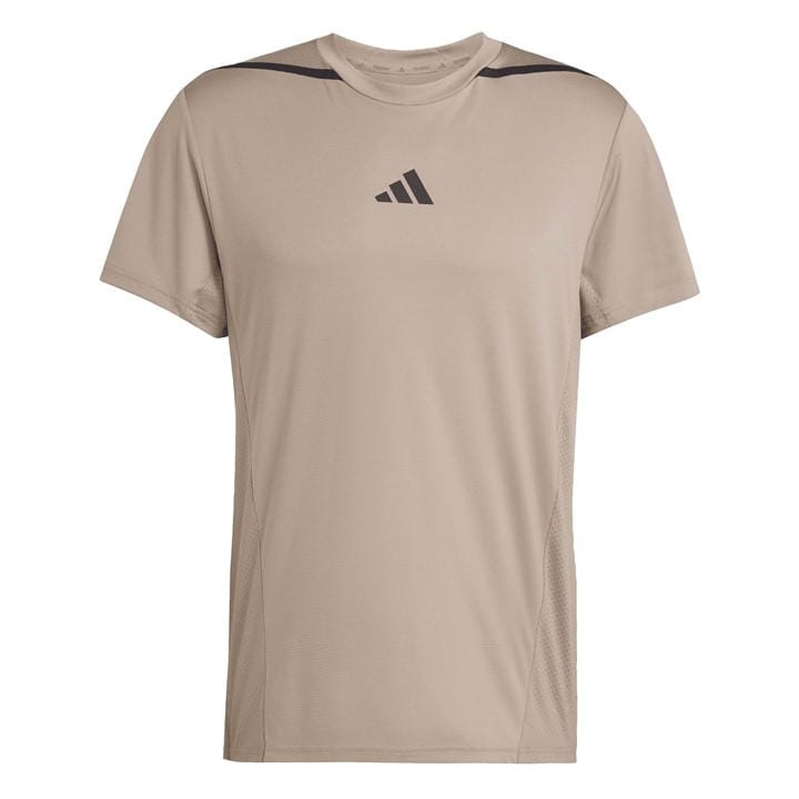 Adidas Men's Brown D4t Ps Tee in Size L, Sports Direct