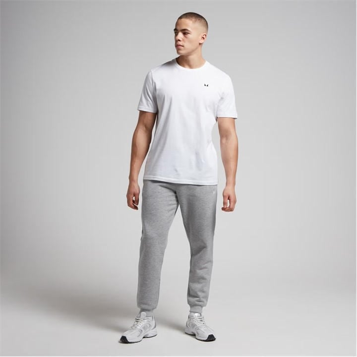 Myprotein Men's White Short-Sleeve Performance Gym Top in Size L, Sports Direct