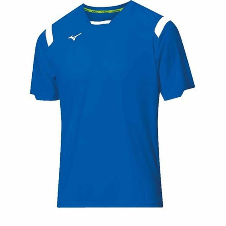Mizuno Men's Blue Short-Sleeve Performance Gym Top in Size M, Sports Direct