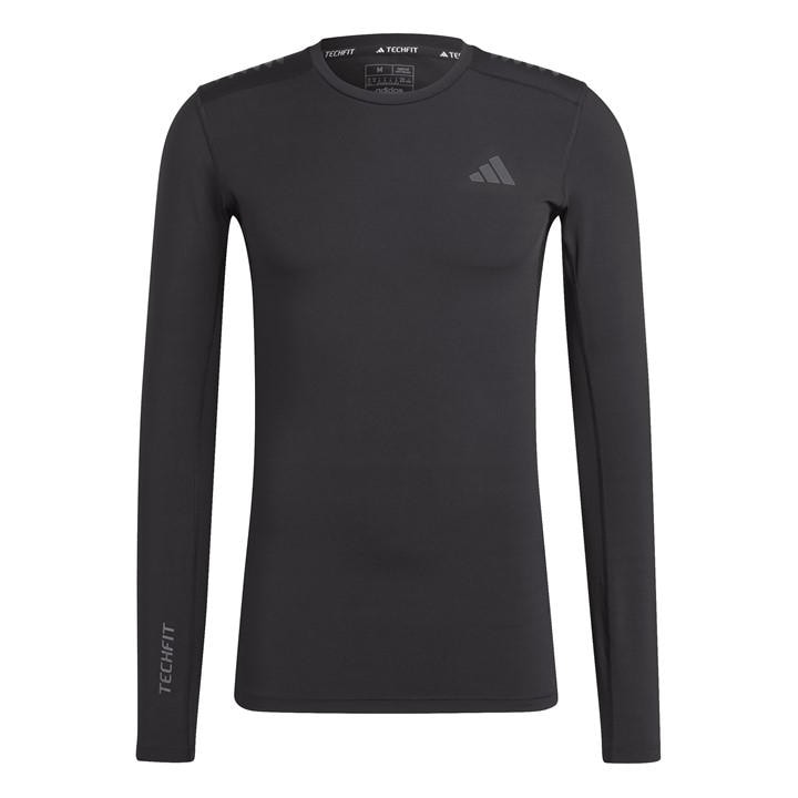 Adidas Men's Black Long Sleeve Performance Gym Top in Size M, Sports Direct
