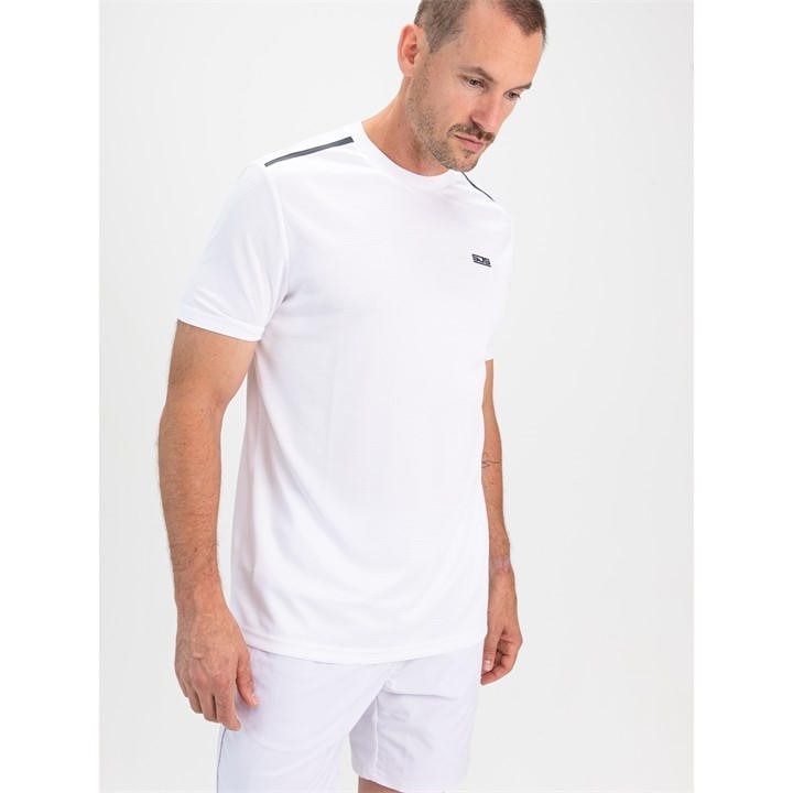 Sjeng Sports Men's White S Tex Short Sleeve Performance Gym Top in Size XL, Sports Direct