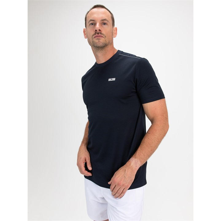 Sjeng Sports Men's Blue S Tex Short Sleeve Performance Gym Top in Size XL, Sports Direct