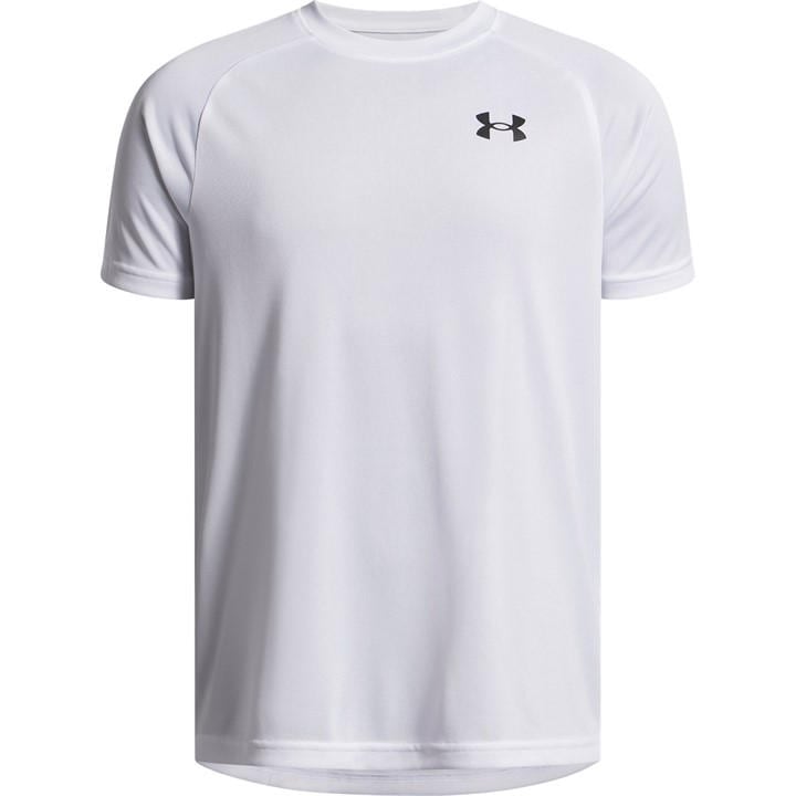 Under Armour Boys White Tech™ 2.0 Short Sleeve T-Shirt  in Size 7 - 8 Years, Sports Direct
