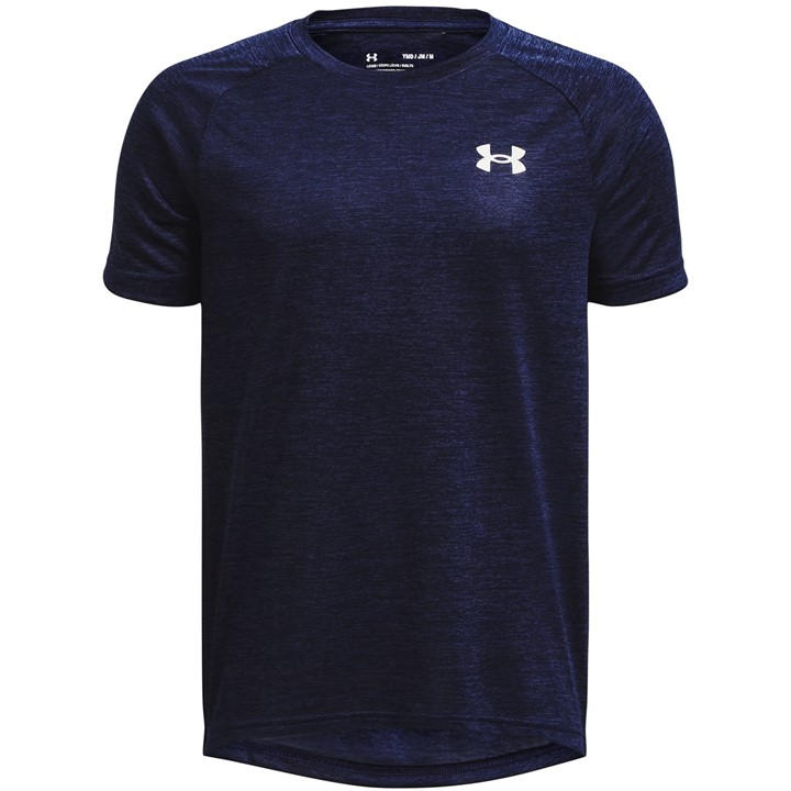 Under Armour Boys Blue Tech™ 2.0 Short Sleeve T-Shirt  in Size 11 - 12 Years, Sports Direct