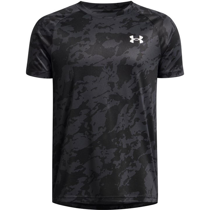 Under Armour Boys Black Tech™ 2.0 Short Sleeve T-Shirt  in Size 9 - 10 Years, Sports Direct