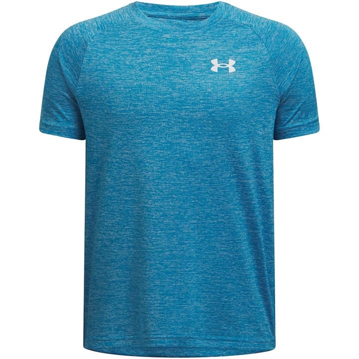 Under Armour Boys Blue Tech™ 2.0 Short Sleeve T-Shirt  in Size 13 - 14 Years, Sports Direct