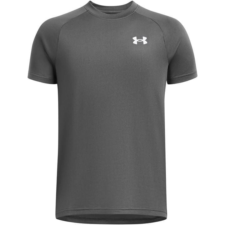 Under Armour Boys Grey Tech™ 2.0 Short Sleeve T-Shirt  in Size 13 - 14 Years, Sports Direct