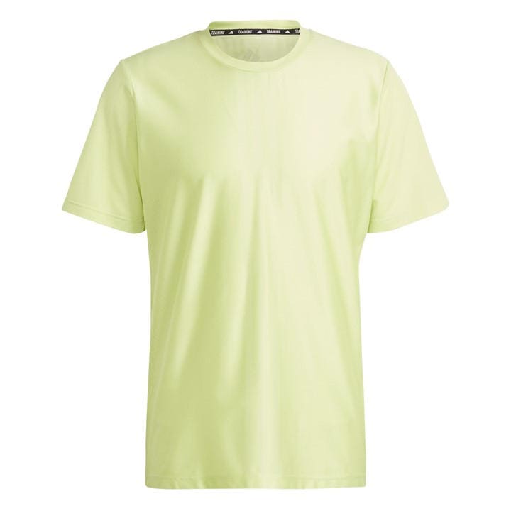 Adidas Men's Green Hiit Workout 3-Stripes T-Shirt in Size XS, Sports Direct