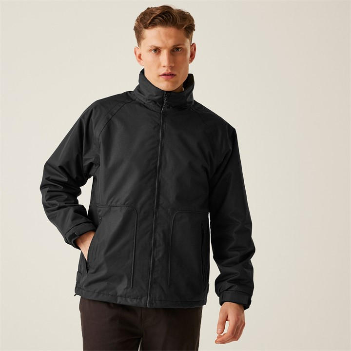 Regatta Men's Black Hudson Fleece Lined Waterproof Insulated Jac in Size 3XL, Sports Direct