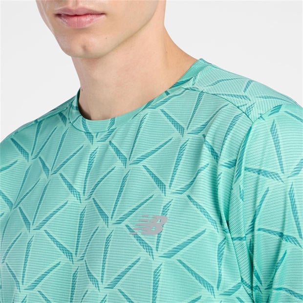Deep Green - New Balance - Men's Short Sleeve Performance Gym Top