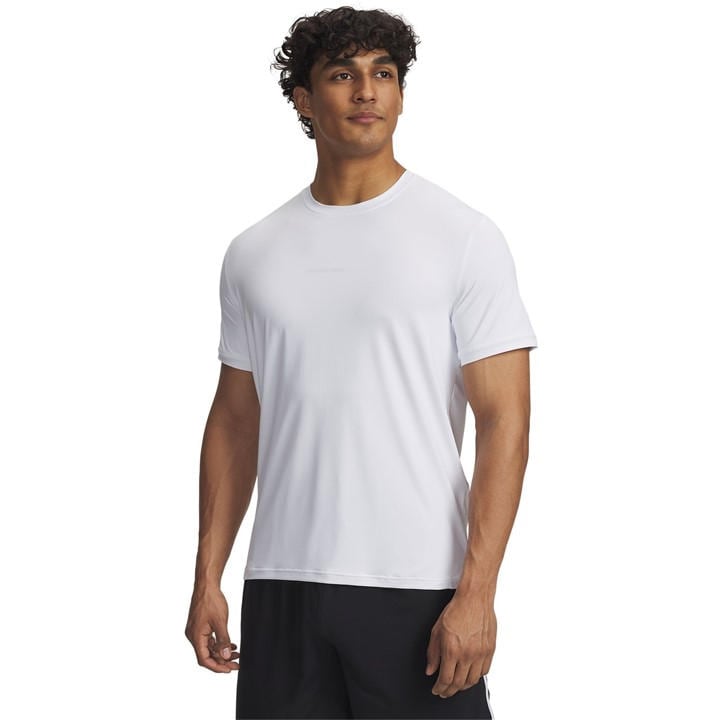 Under Armour Men's White Pjt Rck Chill Ss in Size L, Sports Direct