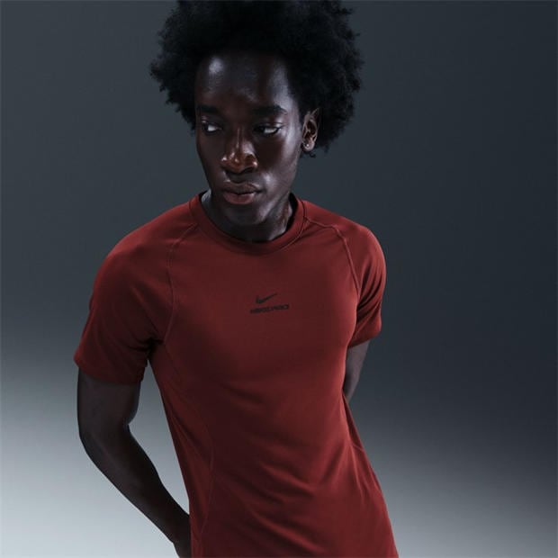 Dark Team Red - Nike - Pro Training Dri-FIT Short Sleeve Top Mens
