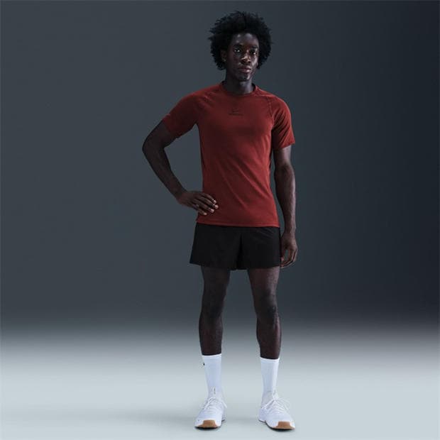 Dark Team Red - Nike - Pro Training Dri-FIT Short Sleeve Top Mens