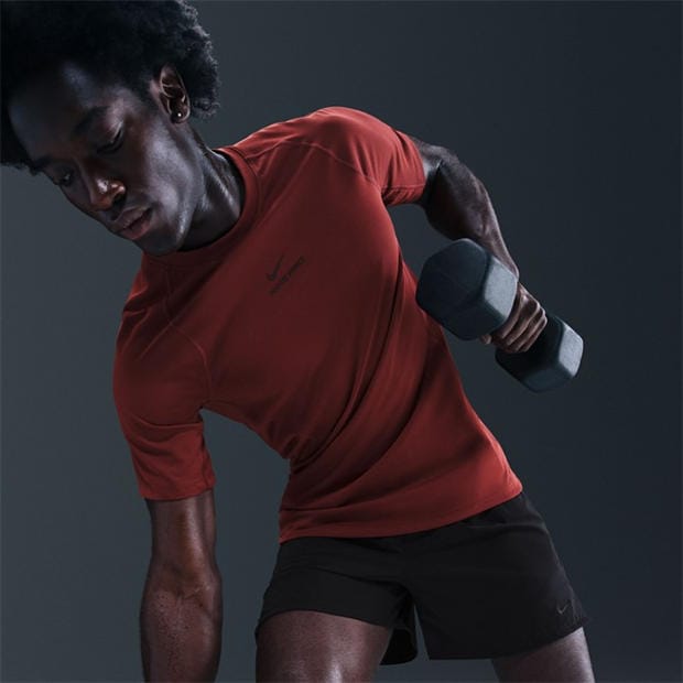 Dark Team Red - Nike - Pro Training Dri-FIT Short Sleeve Top Mens