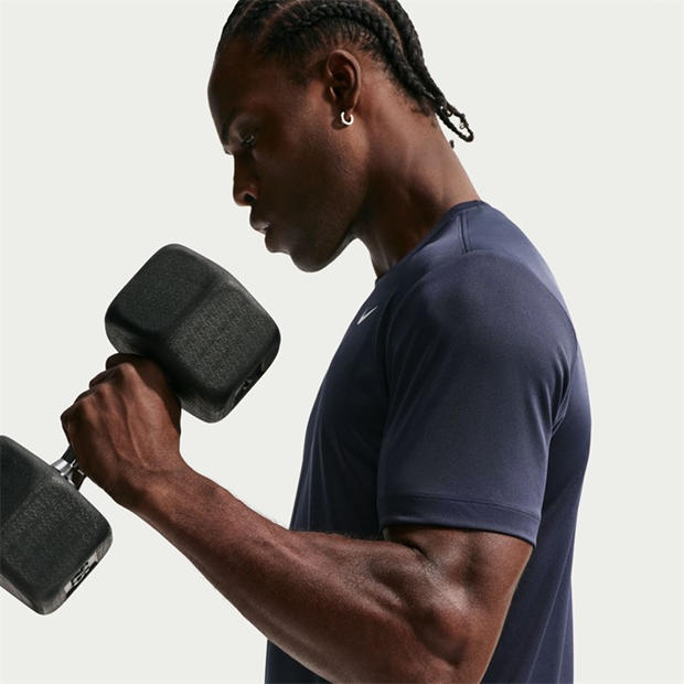 Navy - Nike - Men's Flex Short Sleeve Performance Gym Top