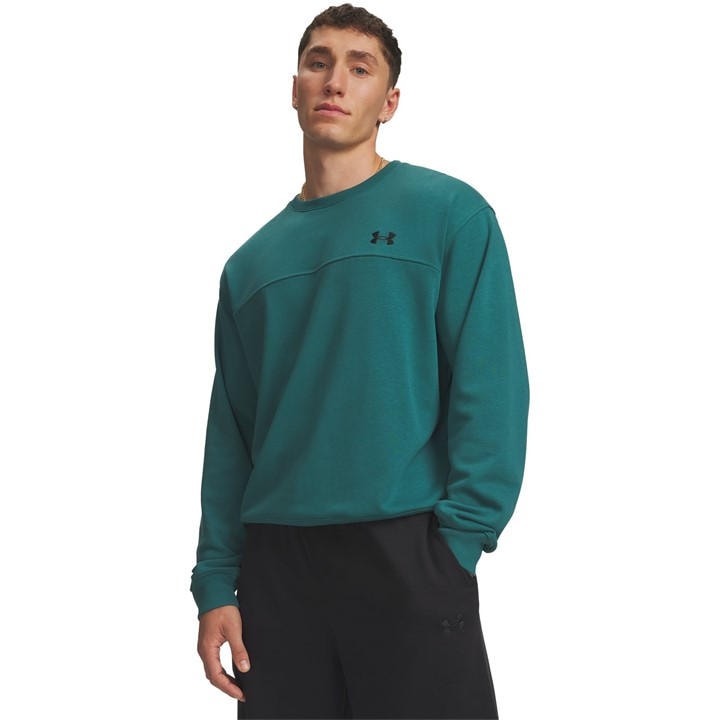 Under Armour Men's Green Crew Sweatshirt in Size XL, Sports Direct