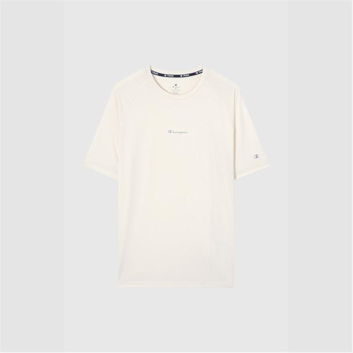 Champion Men's White Short Sleeve Performance Gym Top in Size M, Sports Direct