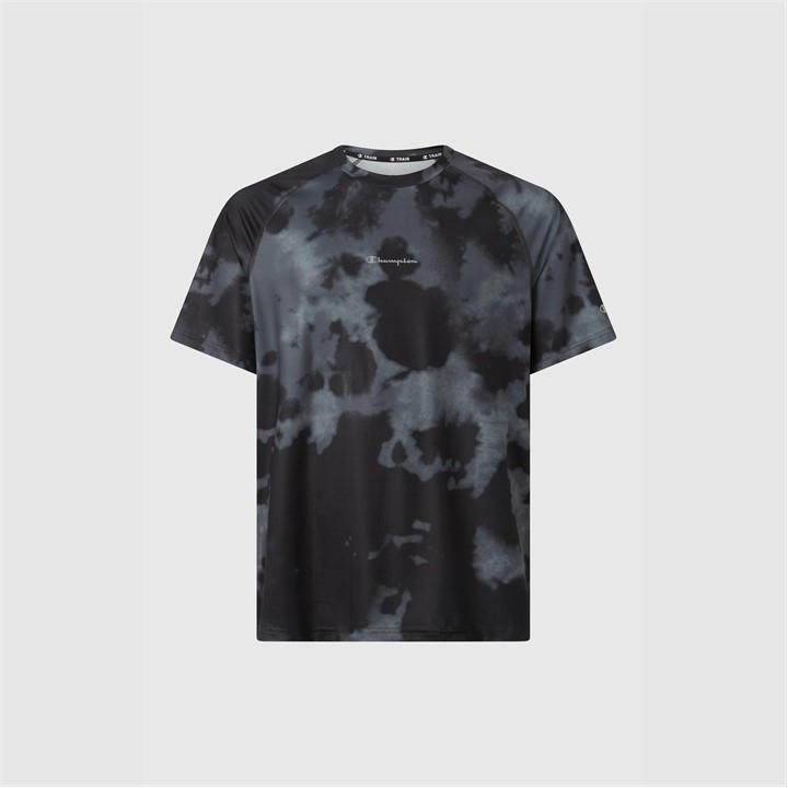Champion Men's Black Short Sleeve Performance Gym Top in Size M, Sports Direct