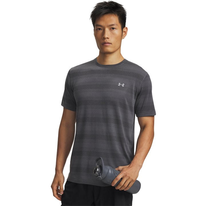 Under Armour Men's Grey Ua Velociti Short Sleeve in Size M, Sports Direct