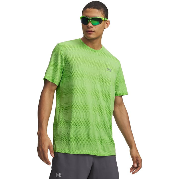 Under Armour Men's Green Ua Velociti Short Sleeve in Size 2XL, Sports Direct