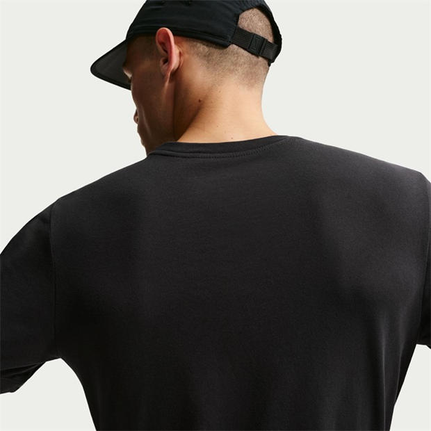Black/(White) - Nike - Men's Habor Dri-FIT Cotton Short-Sleeve Crew-Neck T-Shirt