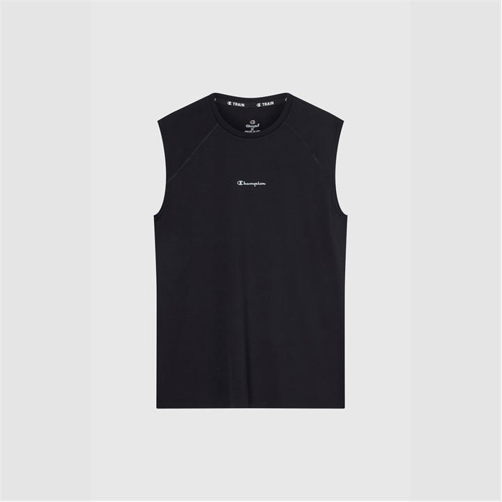 Champion Men's Black Short Sleeve Performance Gym Top in Size M, Sports Direct