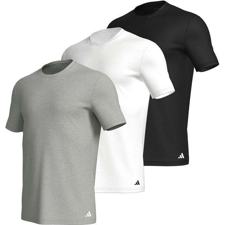 Adidas Men's  Short Sleeve Performance 3 Pack Gym Top in Size 2XL, Sports Direct