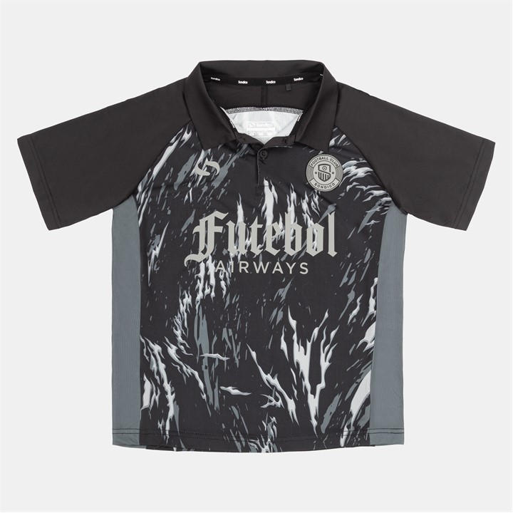 Sondico Boys Black Team Polo  in Size 11 - 12 Years, Sports Direct