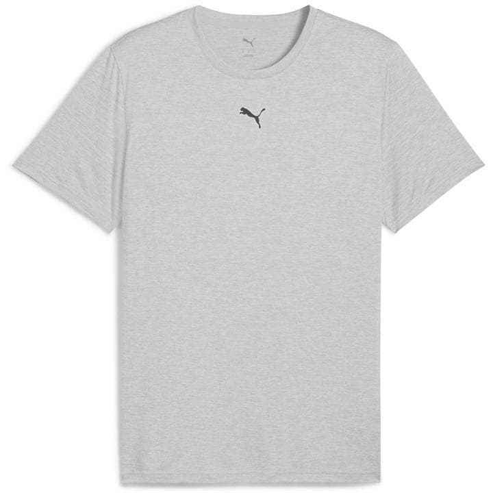 Puma Men's Grey Tad Short Sleeve Performance Gym Top in Size XL, Sports Direct