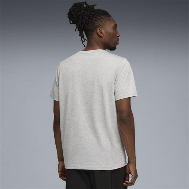 Grey - Puma - Men's TAD Short Sleeve Performance Gym Top