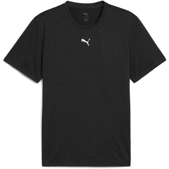 Puma Men's Black Tad Short Sleeve Performance Gym Top in Size XL, Sports Direct