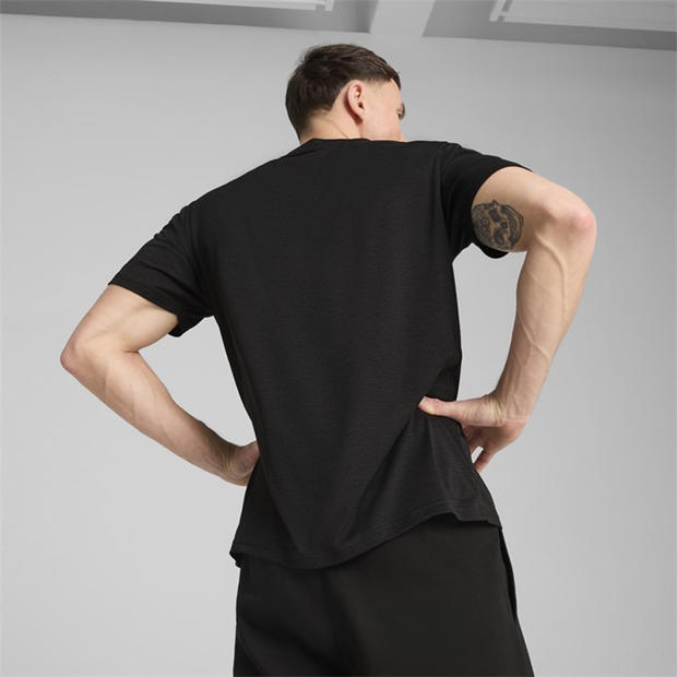 Black - Puma - Men's TAD Short Sleeve Performance Gym Top