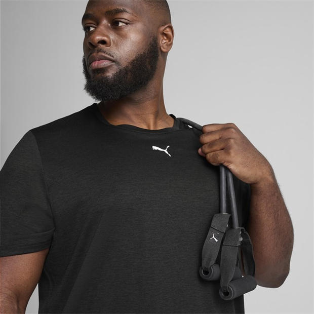 Black - Puma - Men's TAD Short Sleeve Performance Gym Top