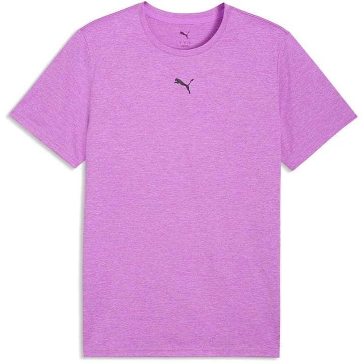 Puma Men's Pink Tad Short Sleeve Performance Gym Top in Size L, Sports Direct