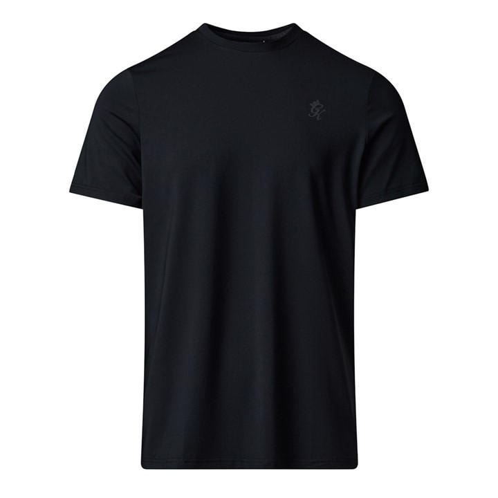 Gym King Men's Black Victory Performance Poly Tee - White in Size L, Sports Direct