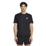 Black - adidas - Men's Short Sleeve Performance Gym Top
