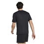Black - adidas - Men's Short Sleeve Performance Gym Top