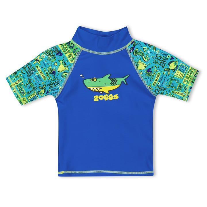 Zoggs  Kids Blue Deep Sea Sun Top  in Size 9 - 10 Years, Sports Direct