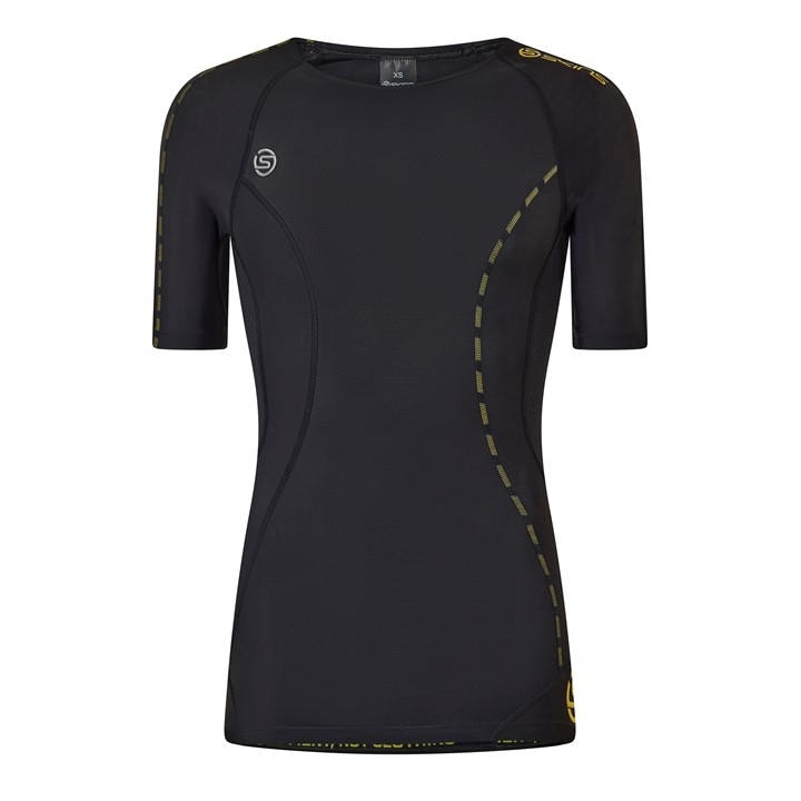 Skins Men's Black Dnamic Top in Size XS, Sports Direct