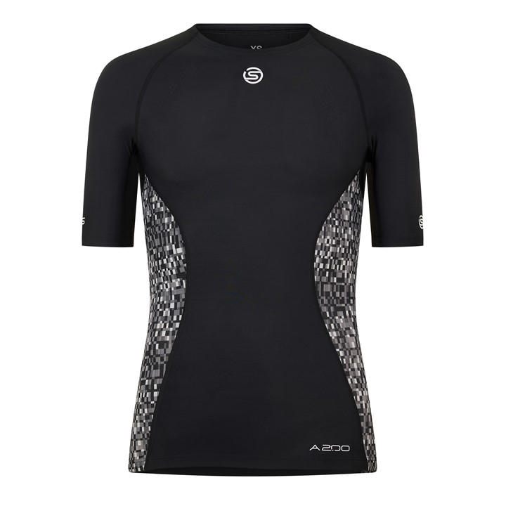 Skins Men's Black A200 Compression in Size XS, Sports Direct