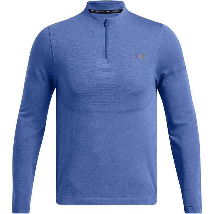 Under Armour Men's Blue Long-Sleeve Performance Gym Top in Size XL, Sports Direct