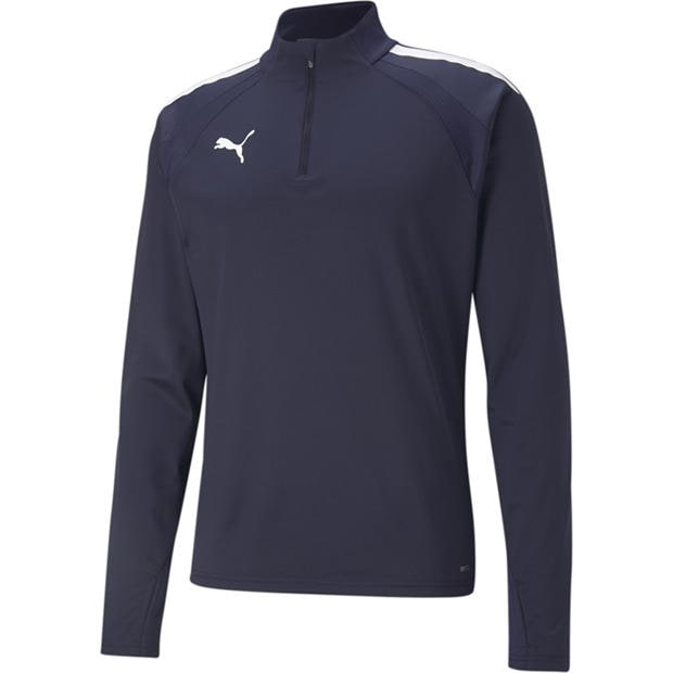 Navy/White - Puma - Zip Top Mens