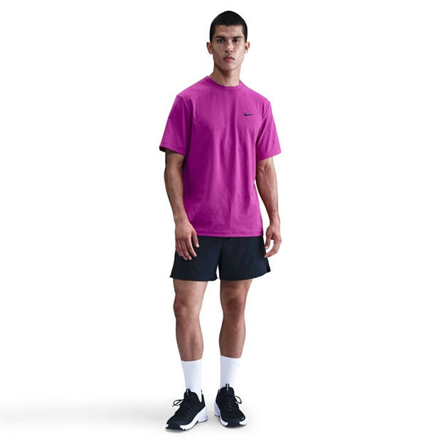 Vivid Purple - Nike - Dri-FIT UV Hyverse Men's Short-Sleeve Fitness Top