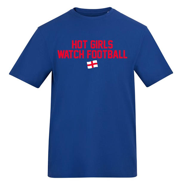 Hot Girls - AWD - Printed Womens England World Cup Fan Tee