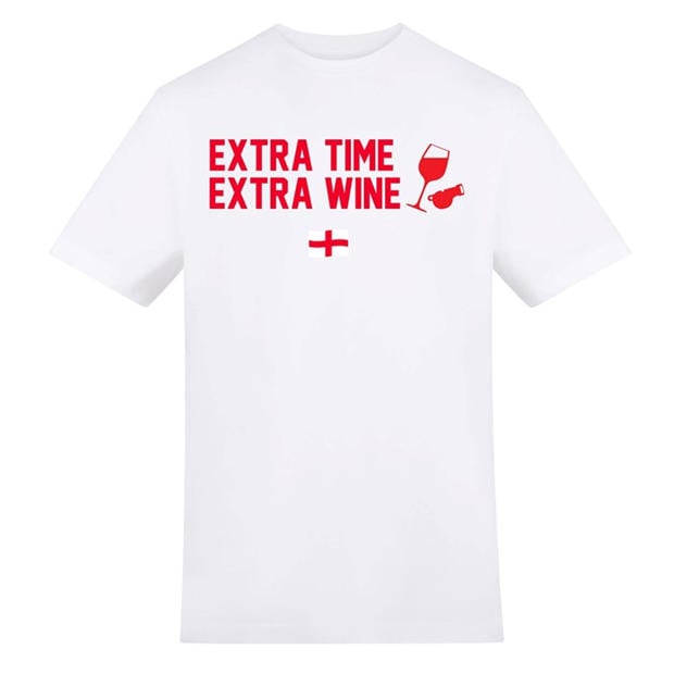 Extra Wine - AWD - Printed Womens England World Cup Fan Tee
