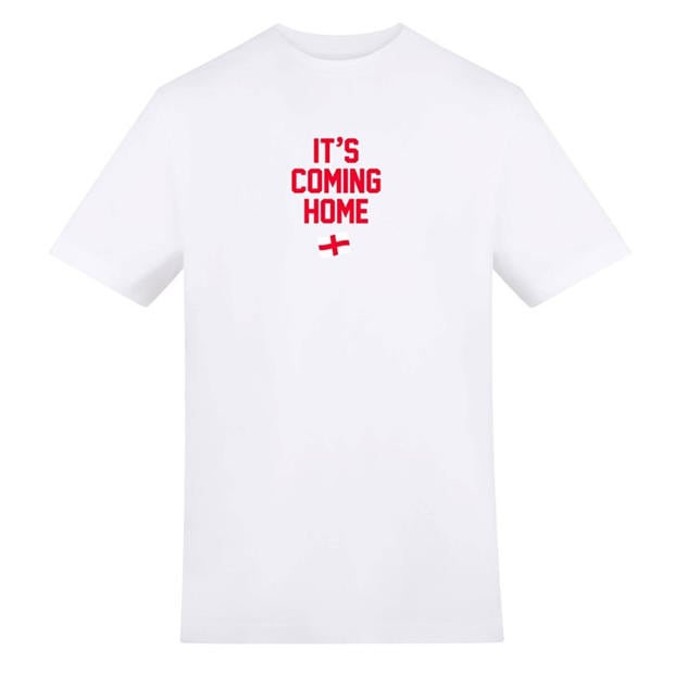 Coming Home - AWD - Printed Womens England World Cup Fan Tee